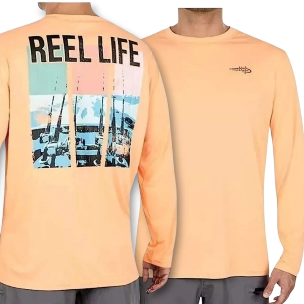 Reel Life Sun Defender UV Long Sleeve Men's Tee